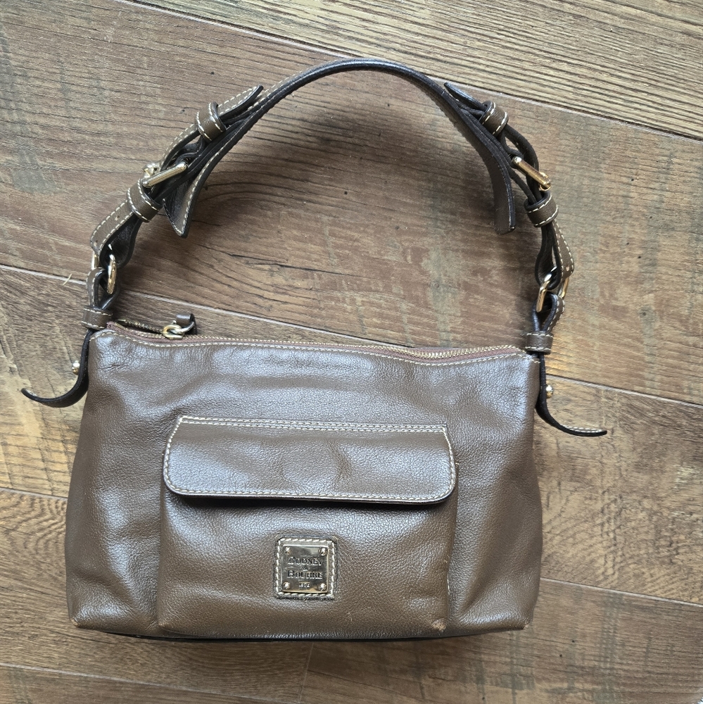 Dooney & Bourke Chocolate Brown Leather Handbag